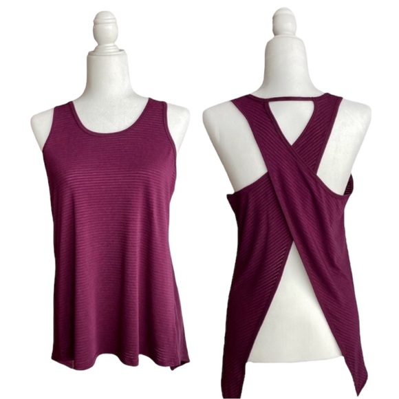 Athleta Tops - Athleta Women’s Top Style54023 Athletic Tank w/open back detail Purple